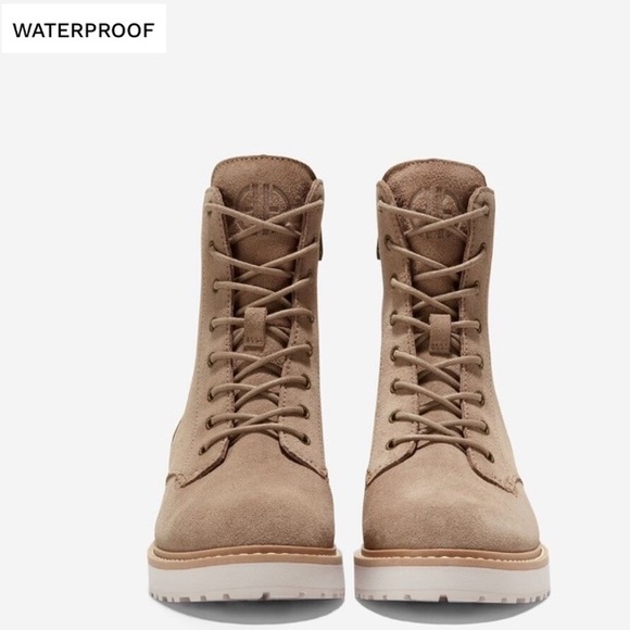 NWT COLE HAAN WATERPROOF SUEDE BOOTIE - Picture 8 of 16